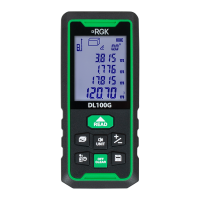 Лазерный дальномер RGK DL100G - зелёный луч