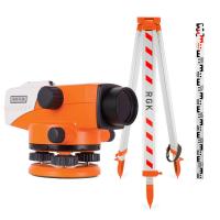 Комплект оптический нивелир RGK N-24 + штатив S6-N + рейка AMO S3