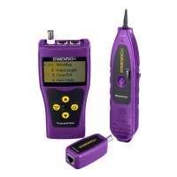 Кабельный тестер Ermenrich NetGeeks NP30, фиолетовый