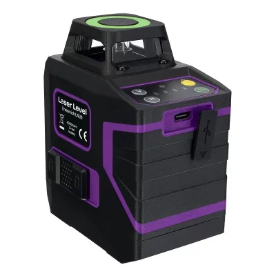 Лазерный уровень Ermenrich PLUS LN30, фиолетовый