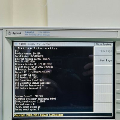 Анализатор сигналов серии PSA Keysight E4448A, от 3 Гц до 50 ГГц (демонстрационный)