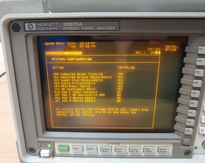 Анализатор спектра Agilent 35670A (демонстрационный)