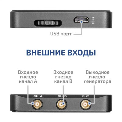 Карманный цифровой осциллограф МЕГЕОН DS212