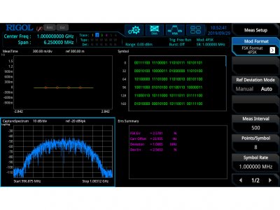Опция анализа модуляций ASK/FSK для RSA3000E Rigol RSA3000E-ASK/FSK