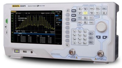 Анализатор спектра с опцией трекинг-генератора Rigol DSA875-TG